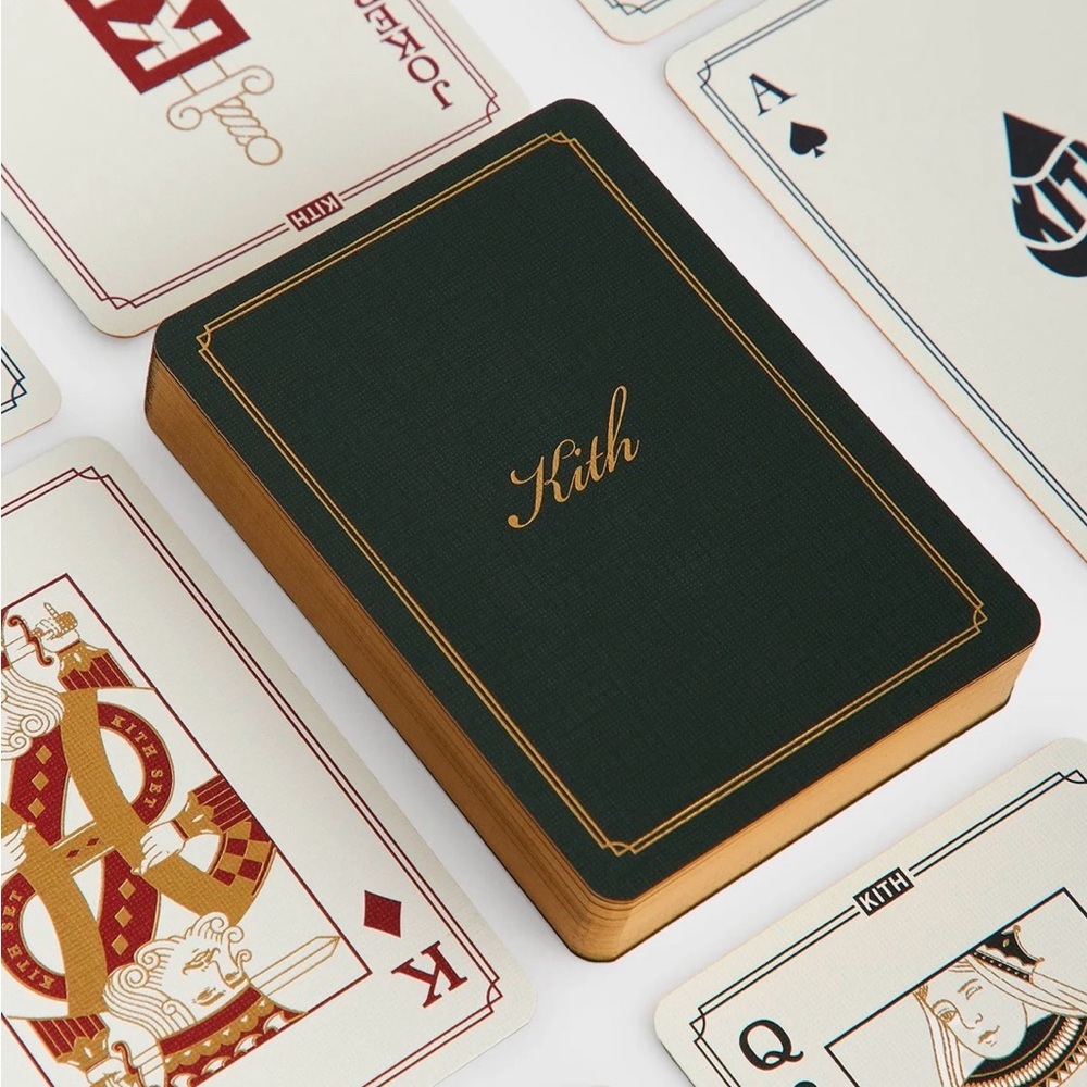 Luxury Kith Kithmas Monogram Debossed Suede Poker Set! ***NEW*** - Picture 12 of 12